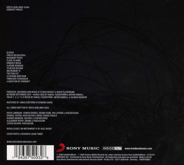 Gösta Berlings Saga : Konkret Musik (CD, Album, Ltd, S/Edition)