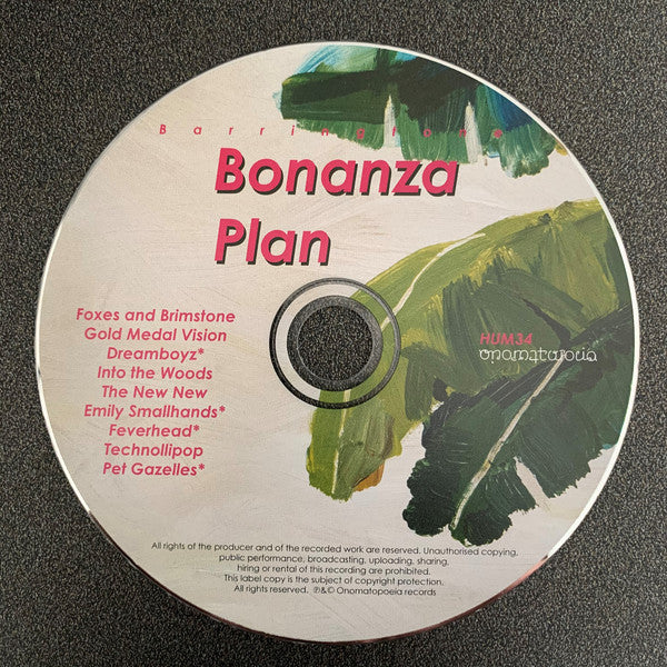 Barringtone : Bonanza Plan (CD, Album)