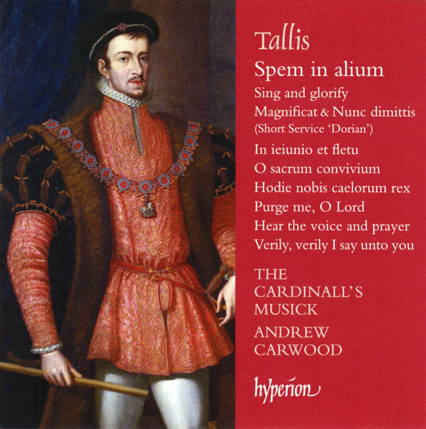 Thomas Tallis - The Cardinall's Musick, Andrew Carwood : Spem In Alium (CD, Album)