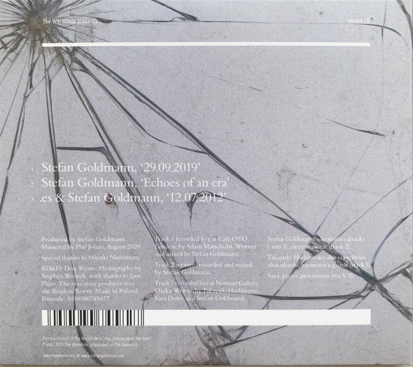 Stefan Goldmann & .es : At A Moment’s Notice (CD, Album, Ltd)