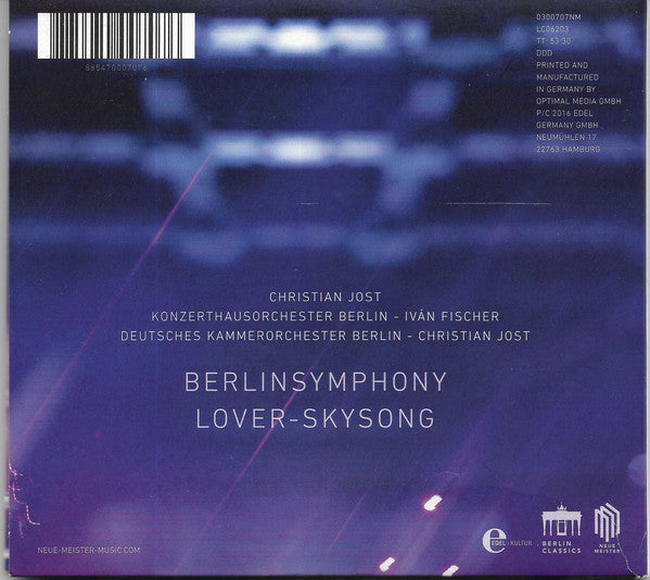 Christian Jost : Berlinsymphony / Lover-Skysong (CD, Album)