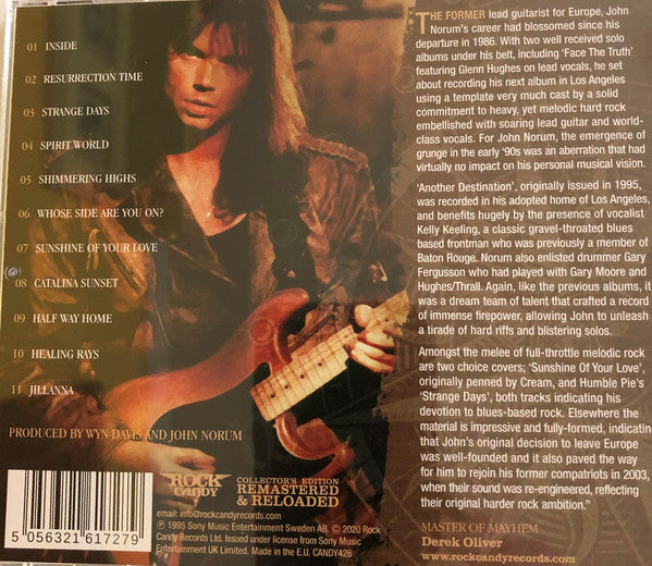 John Norum : Another Destination (CD, Album, RE, RM)