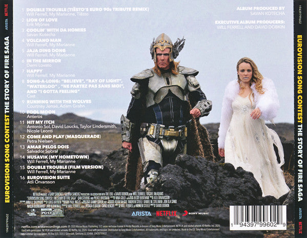 Various : Eurovision Song Contest: The Story Of Fire Saga (Music From The Netflix Film) (CD, Album)
