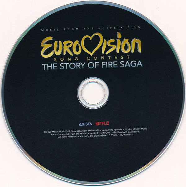 Various : Eurovision Song Contest: The Story Of Fire Saga (Music From The Netflix Film) (CD, Album)