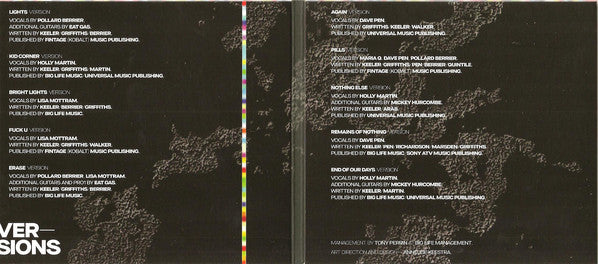 Archive : Versions (CD, Album)