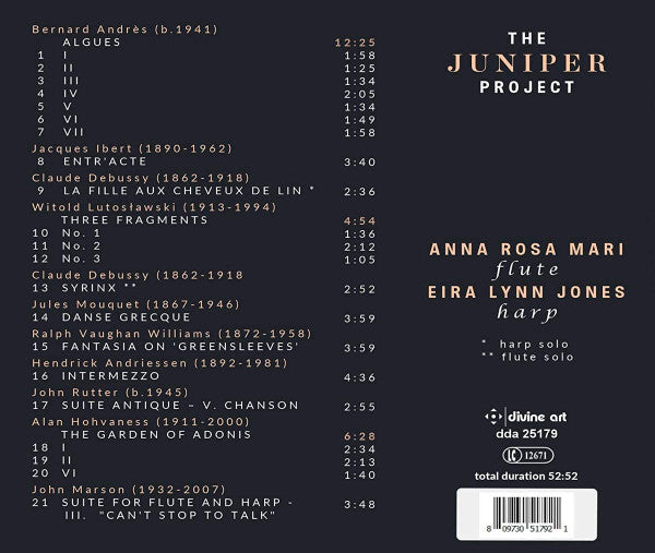 The Juniper Project, Anna Rosa Mari, Eira Lynn Jones : Fragments (CD, Album)
