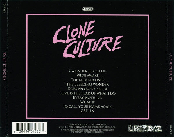 Clone Culture : Clone Culture (CD, Album)