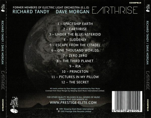 Richard Tandy, Dave Morgan (2) : Earthrise (CD, Album, RE)