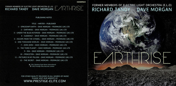 Richard Tandy, Dave Morgan (2) : Earthrise (CD, Album, RE)