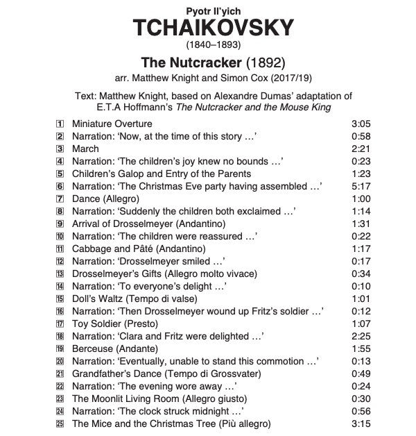 Pyotr Ilyich Tchaikovsky, Septura : The Nutcracker Arranged For Brass Septet (CD)