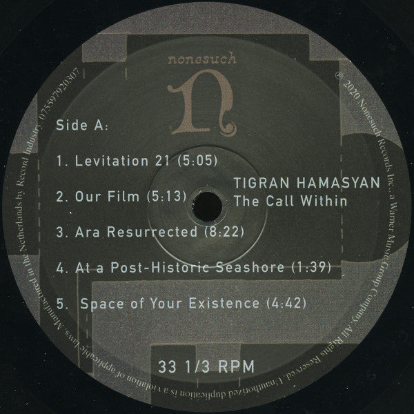 Tigran Hamasyan : The Call Within (LP, Album)