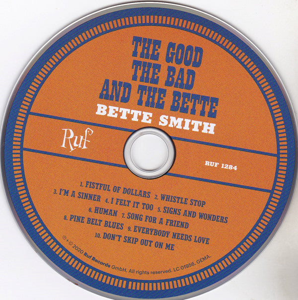 Bette Smith (2) : The Good The Bad And The Bette (CD, Album)