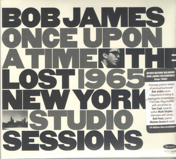 Bob James : Once Upon A Time: The Lost 1965 New York Studio Sessions (CD, Album)