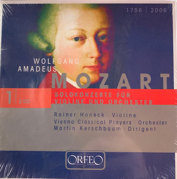 Wolfgang Amadeus Mozart - Rainer Honeck, Vienna Classical Players, Martin Kerschbaum : Solokonzerte Für Violin Und Orchester (2xCD)