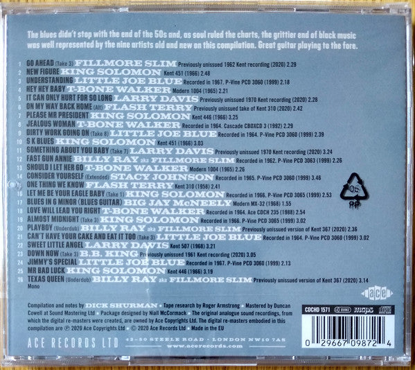 Various : Dirty Work Going On - Kent & Modern Records Blues Into The 60s Vol 1 (CD, Album, Comp, Jew)