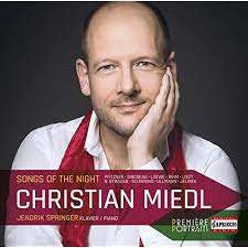 Christian Miedl, Jendrik Springer : Songs Of The Night (CD, Album)