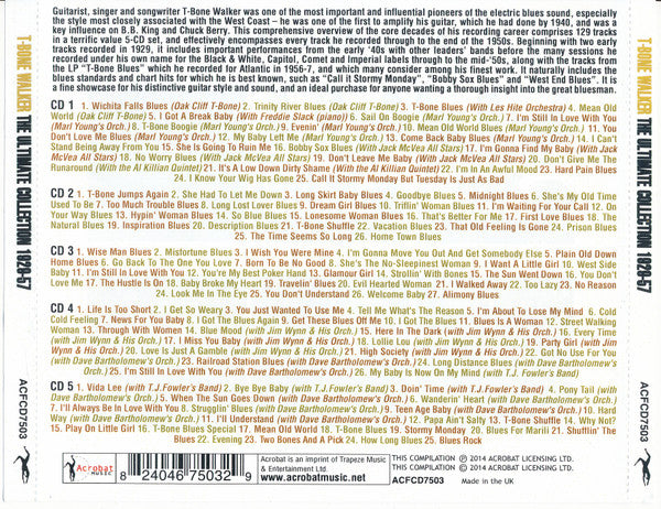 T-Bone Walker : The Ultimate Collection 1929-57 (5xCDr, Comp, RM)