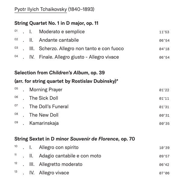 Pyotr Ilyich Tchaikovsky, Rolston String Quartet, Miguel Da Silva, Gary Hoffman (3) : Souvenirs (CD, Album, Comp)