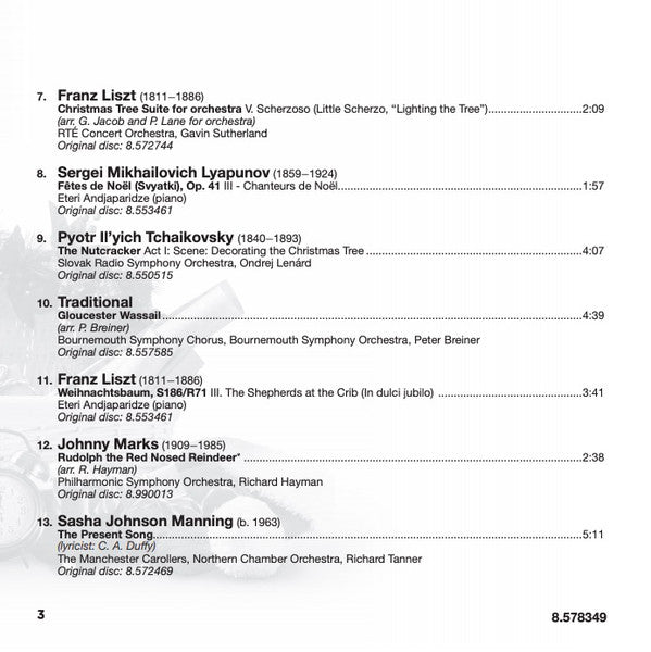 Peter Breiner, Matthew Berry (4), Richard Hayman, Gavin Sutherland (3), Ondrej Lenárd, Richard Tanner, Bo Holten : My Playlist For The Christmas Season (CD)