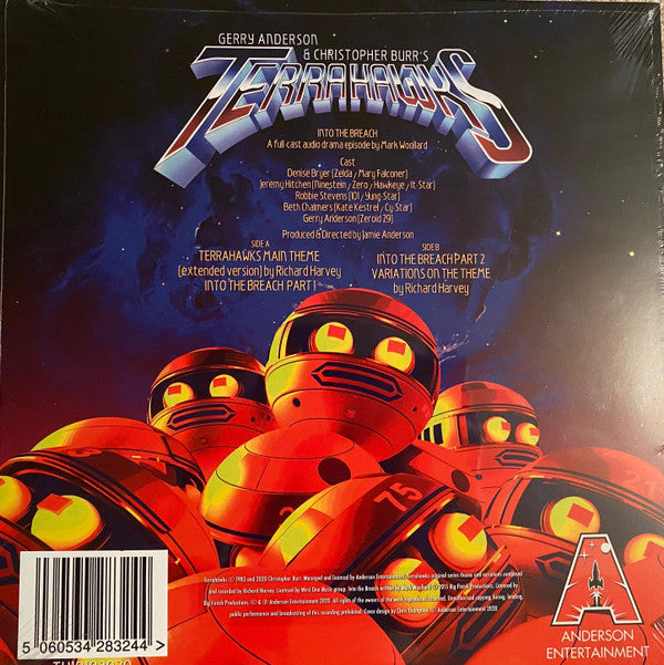Richard Harvey (2) : Terrahawks (Theme & Full Cast Audio Drama Episode) (LP, Album, RSD, Ltd, Ora)