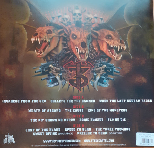 The Three Tremors : The Three Tremors (2xLP, Album, Ltd, Sil)