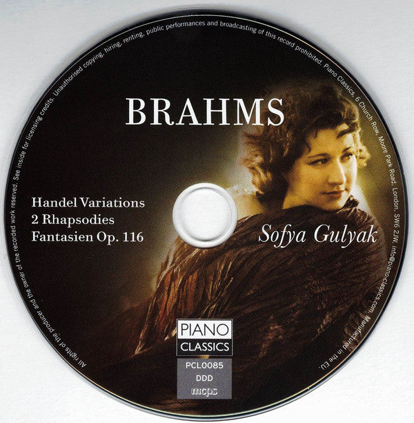 Johannes Brahms, Sofya Gulyak : Piano Concertos 1 & 2, Waltz, Handel Variations (CD, Album)