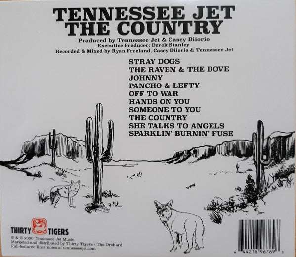 Tennessee Jet : The Country (CD, Album)