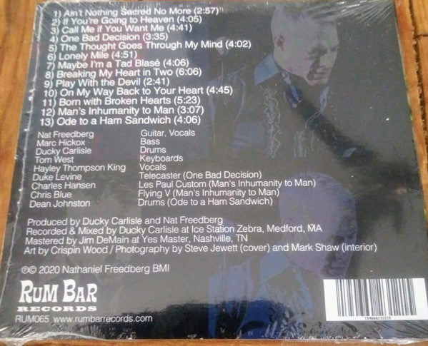 Nat Freedberg : Record Number Three (CD, Album, Sli)