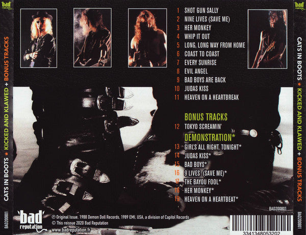 Cats In Boots : Kicked & Klawed (CD, Album, RE, RM)