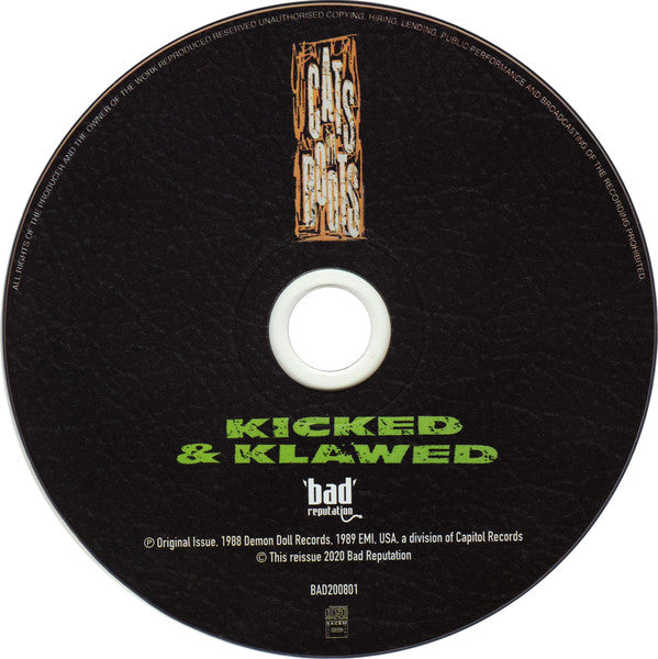 Cats In Boots : Kicked & Klawed (CD, Album, RE, RM)