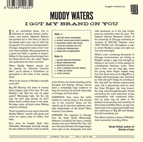 Muddy Waters : I Got My Brand On You - The 1956-1962 Studio Recordings (CD, Comp, Ltd, RE, RM, 24-)