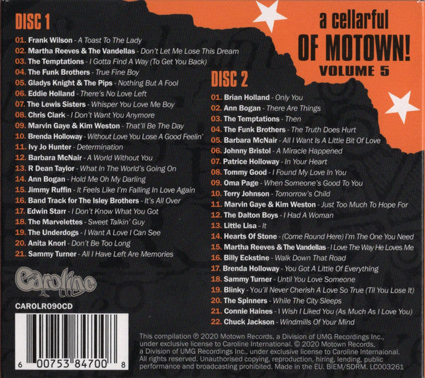 Various : A Cellarful Of Motown! Volume 5 (2xCD, Comp)