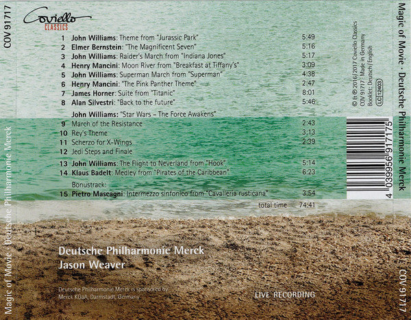 Deutsche Philharmonie Merck, Jason Weaver (7) : Magic Of Movie (CD, Album)