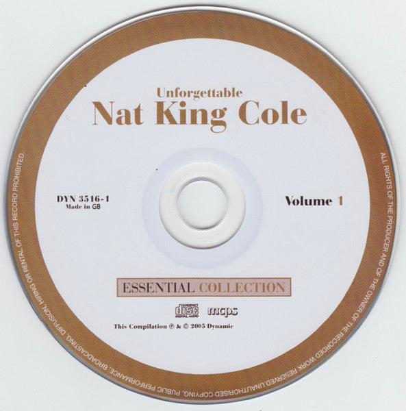 Nat King Cole : Unforgettable (3xCD, Comp)