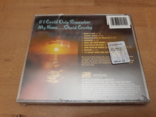 David Crosby : If I Could Only Remember My Name (CD, Album, RE)