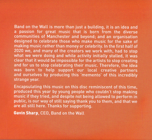 Various : Band On The Wall 2020 (CD, Album, Comp)