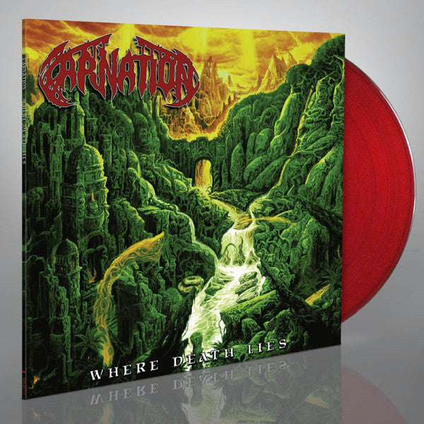 Carnation (3) : Where Death Lies (LP, Album, Ltd, Red)