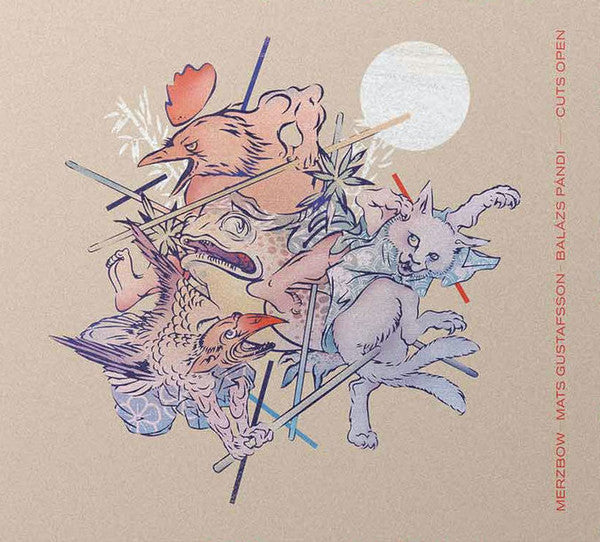 Merzbow / Mats Gustafsson / Balázs Pándi : Cuts Open (2xCD, Album)