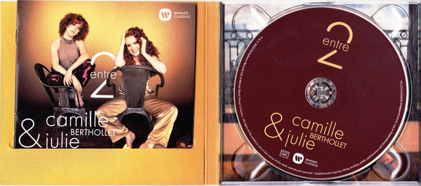 Camille Berthollet & Julie Berthollet : Entre 2 (CD, Album)