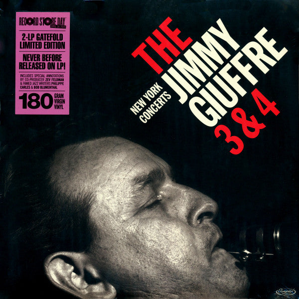 The Jimmy Giuffre Trio & The Jimmy Giuffre 4 : New York Concerts (2xLP, Ltd, RE, 180)