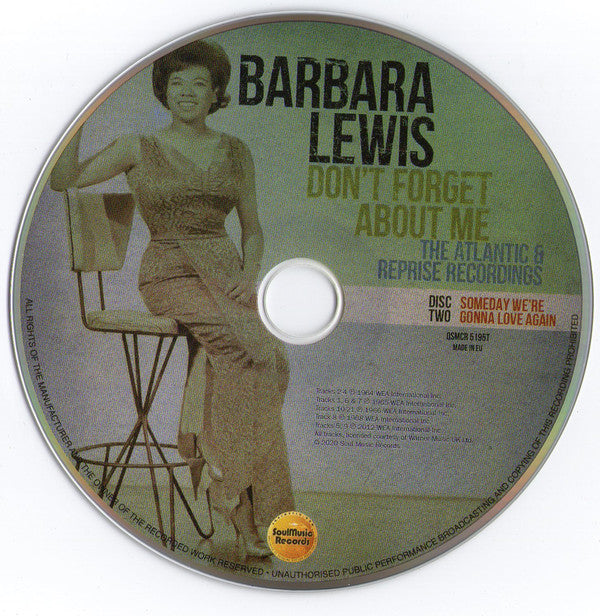 Barbara Lewis : Don't Forget About Me (The Atlantic & Reprise Recordings) (3xCD, Comp, RM)