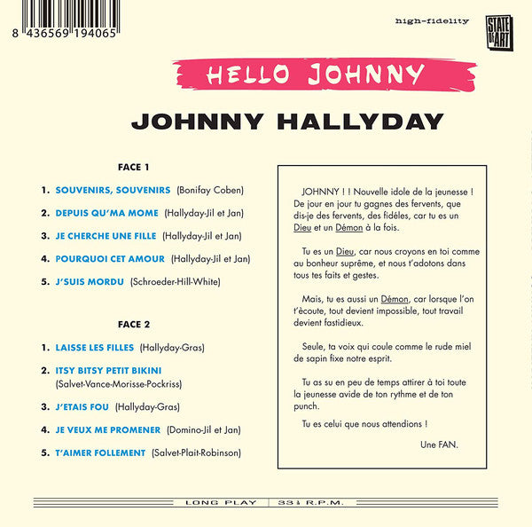 Johnny Hallyday : Hello Johnny (CD, Comp, Dlx, Ltd, RE, RM, 24-)
