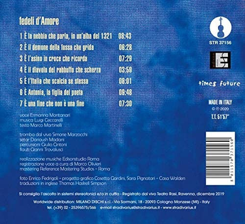 Ermanna Montanari, Luigi Ceccarelli : Fedeli D'Amore (CD, Album)