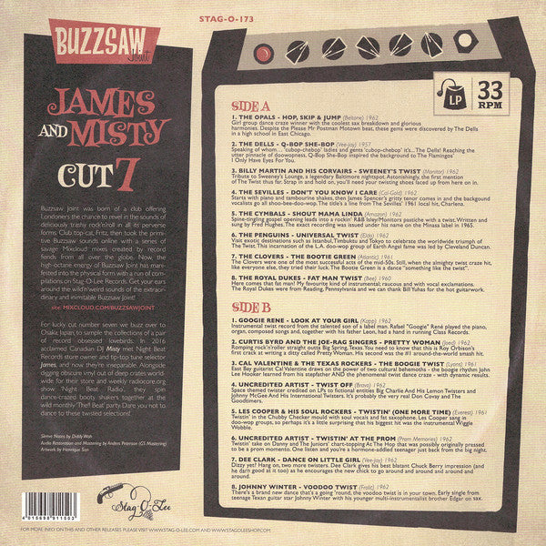 Various : Buzzsaw Joint - James And Misty Cut 7 (LP, Comp)