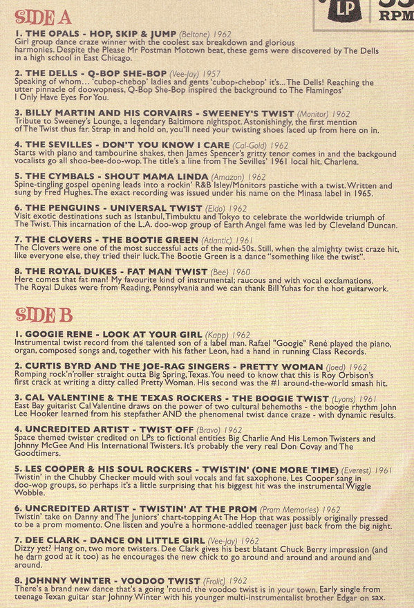 Various : Buzzsaw Joint - James And Misty Cut 7 (LP, Comp)