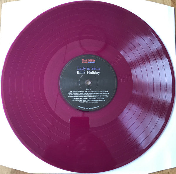 Billie Holiday : Lady In Satin (LP, Ltd, RE, Pur)