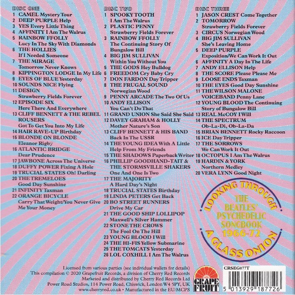 Various : Looking Through A Glass Onion (The Beatles' Psychedelic Songbook 1966-72) (3xCD, Comp)