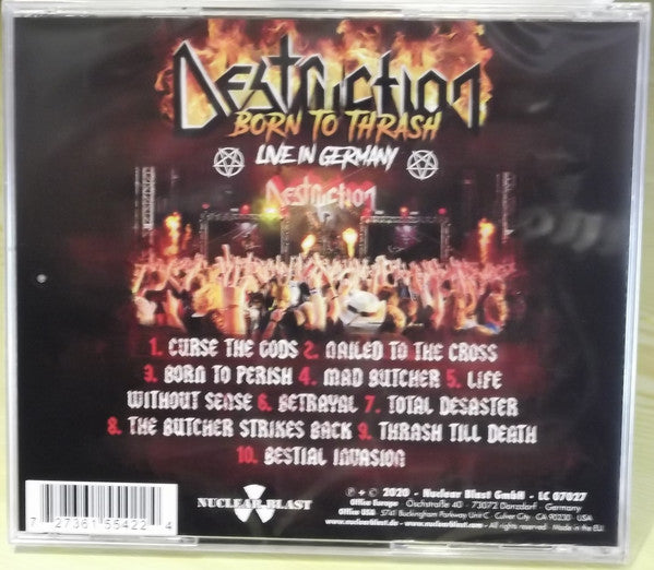 Destruction : Born To Thrash (Live In Germany) (CD, Album)