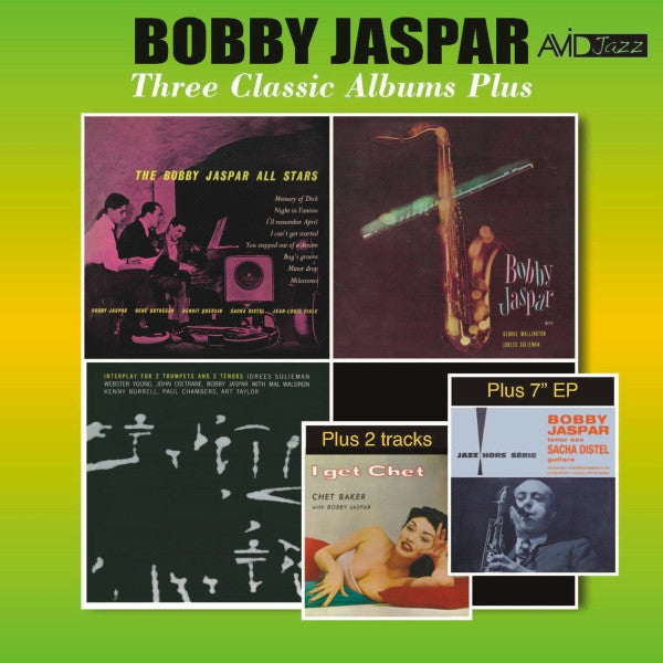 Bobby Jaspar : Three Classic Albums Plus (2xCD, Comp)