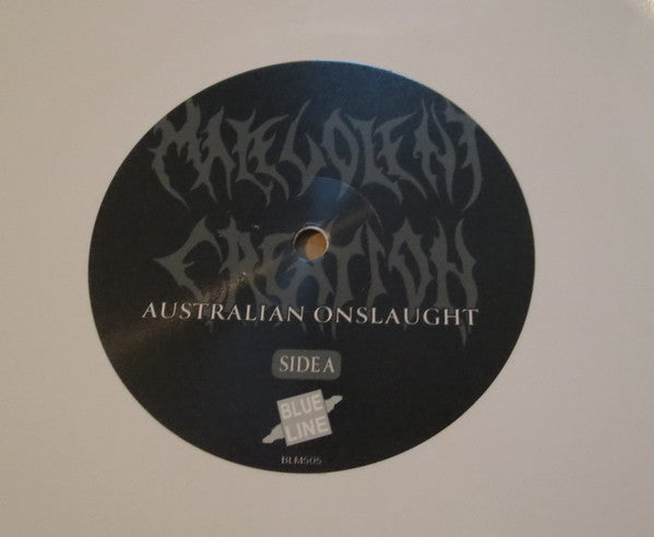 Malevolent Creation : Australian Onslaught (LP, Album, Whi)